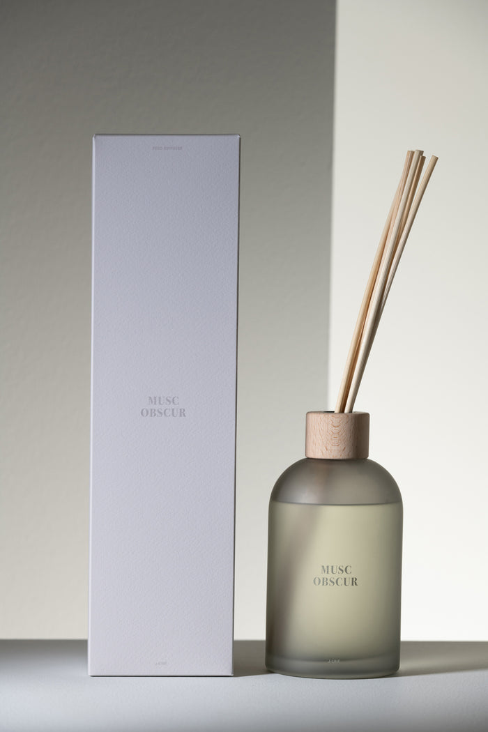 J-Line geurolie + stokjes Accords Essentiels - Musc Obscur -