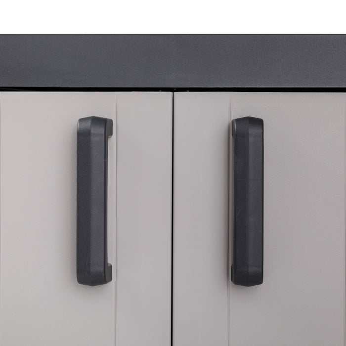 Toomax Bios mega opbergkast laag - lichtgrijs|antraciet