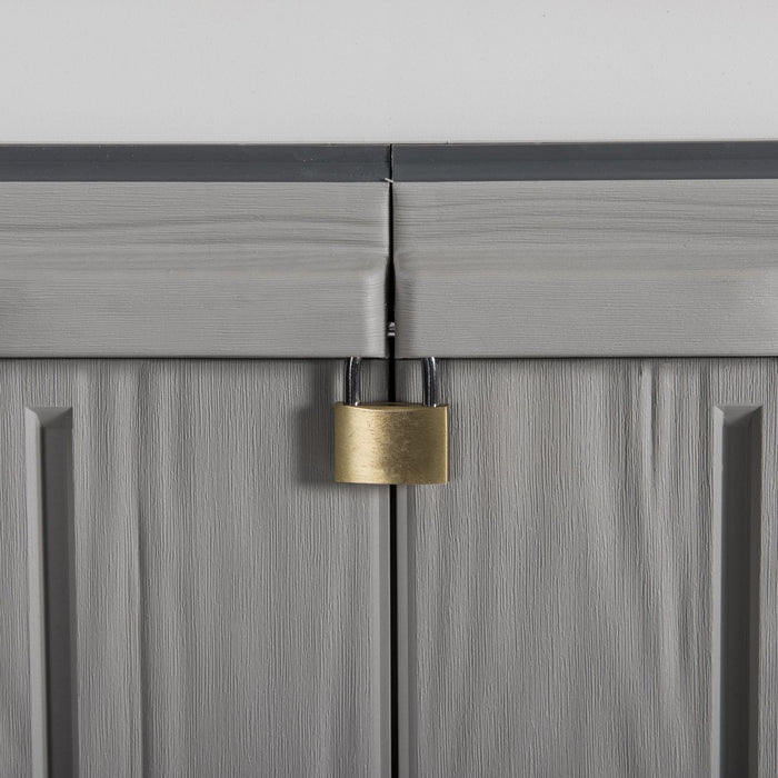 Toomax Florida XL opbergkast laag - lichtgrijs|donkergrijs