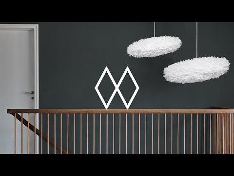 Umage Eos Esther Medium hanglamp light brown - met koordset wit - Ø 60