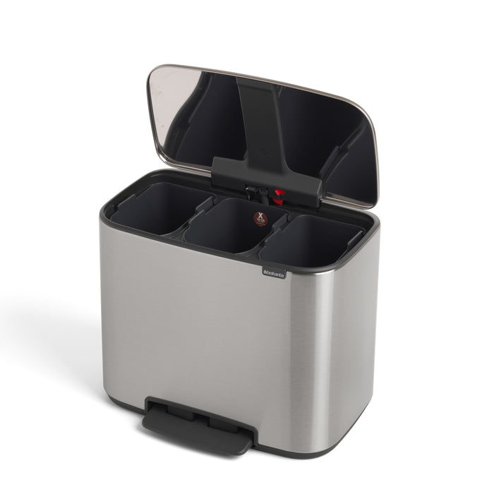 Brabantia Bo Pedaalemmer 33 Liter (3x11 Liter)