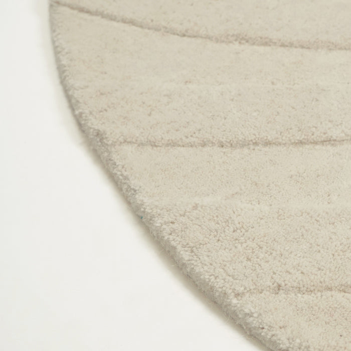by fonQ Groovy Vloerkleed Ø 150 cm - Beige