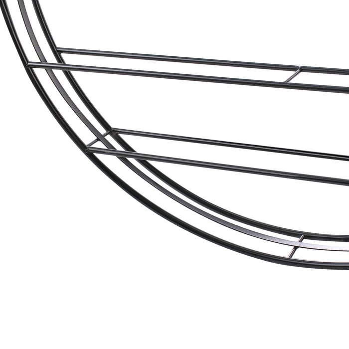 Beliani - ANNACOTTY - Wijnrek - Zwart - IJzer