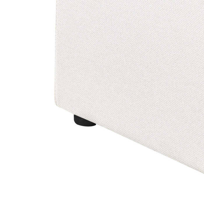 Beliani-CHALLANS-Bed met opbergruimte-Off-white-160 x 200 cm-Stof