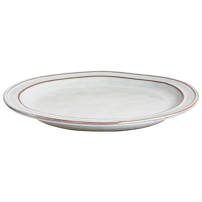 Beliani - CHIVES - Serviesset 24 delig - Lichtgrijs - Steengoed