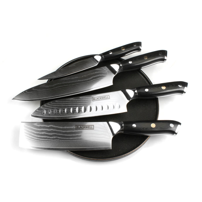 Blackwell Officemes Japanse stijl - 67 lagen damaststaal - VG10 - 12,5 cm