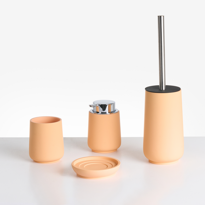 Beliani - SUCHES - Badkameraccessoireset - Oranje - Polyresin