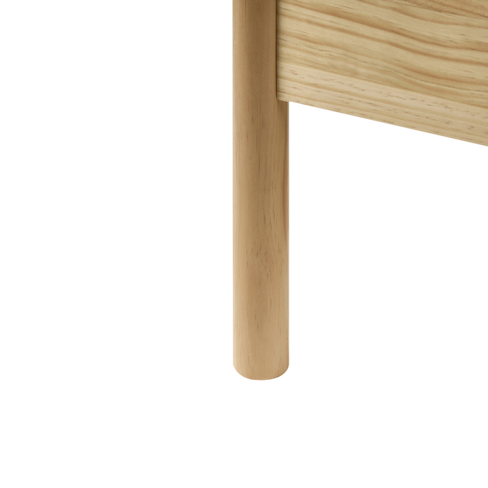 Beliani-DOSCHES-Tweepersoonsbed-Lichtbruin-160 x 200 cm-Grenenhout