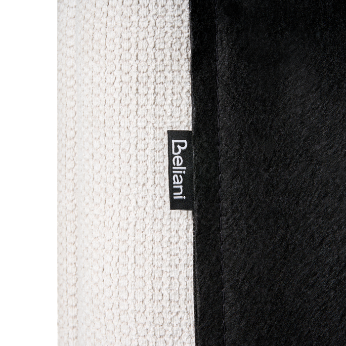 Beliani-TARASCON-Tweepersoonsbed-Lichtbeige-160 x 200 cm-Stof