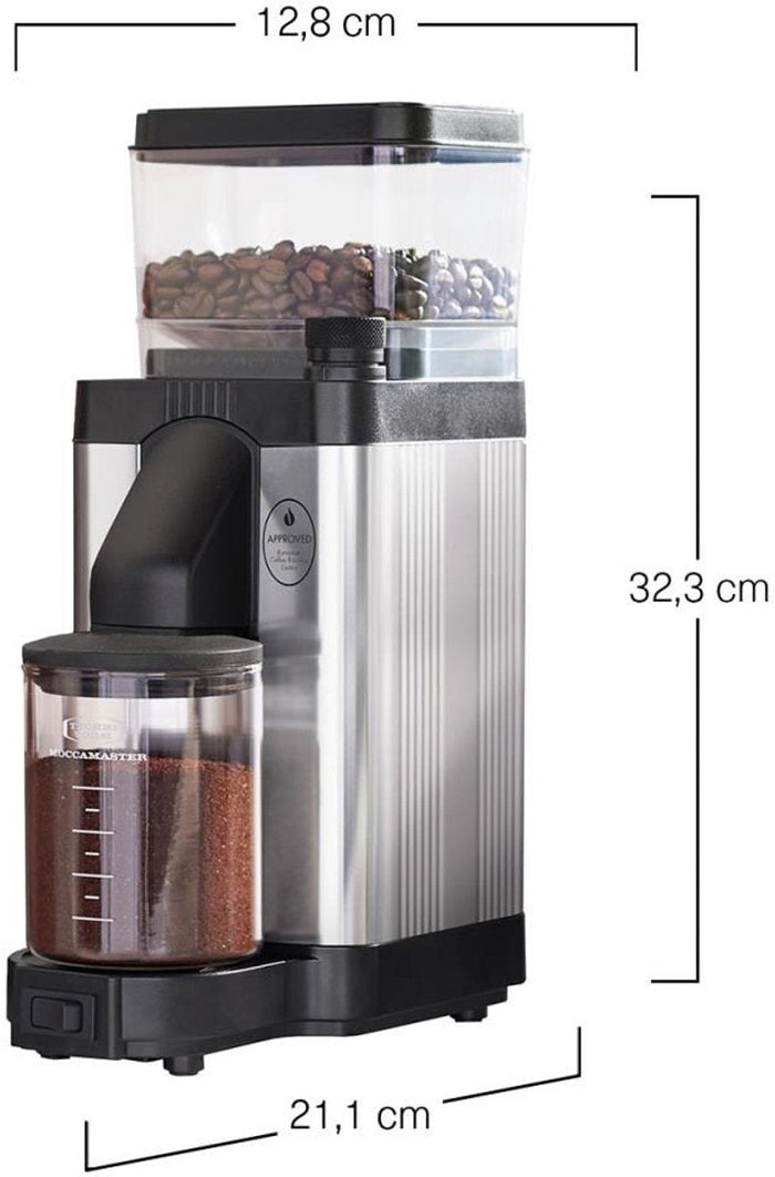 Moccamaster Koffiemolen | Koffiegrinder KM5 - Polished Silver