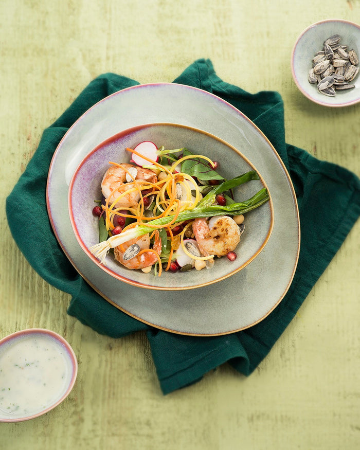 Cosy & Trendy Serviesset Trentino Organisch 12-Delig | 4 personen - 4 dinerborden, 4 ontbijtborden en 4 soepkommen