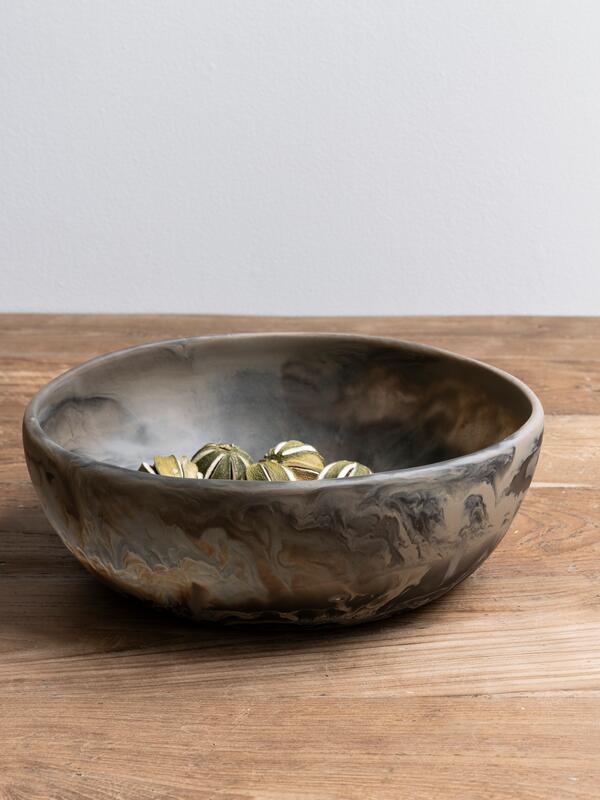 MUST Living Bowl Rafael Black|Brown large,12xØ33 cm, black|brown sw...