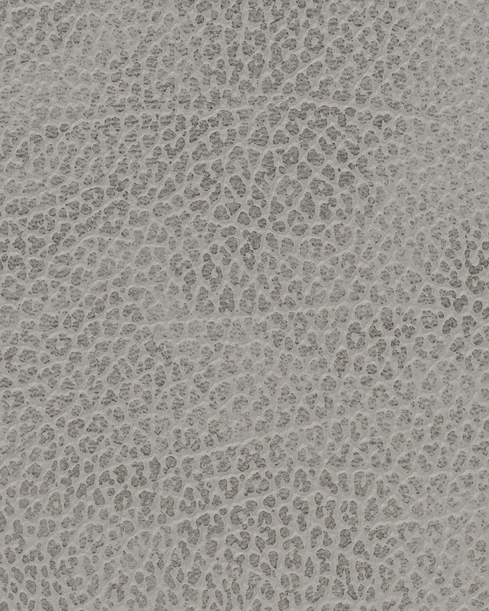 LIND DNA Onderzetters Hippo - Leer - Anthracite Grey - 13 x 11 cm - 4 Stuks