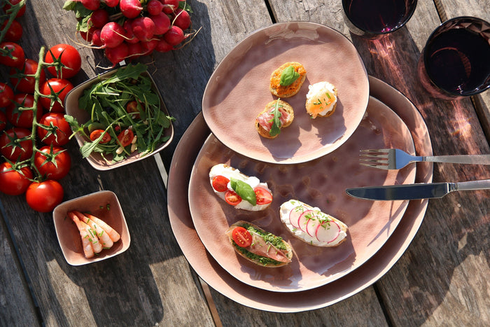 Cosy & Trendy Kleine Kommen Laguna Old Rose 11 x 11 cm - 4 Stuks