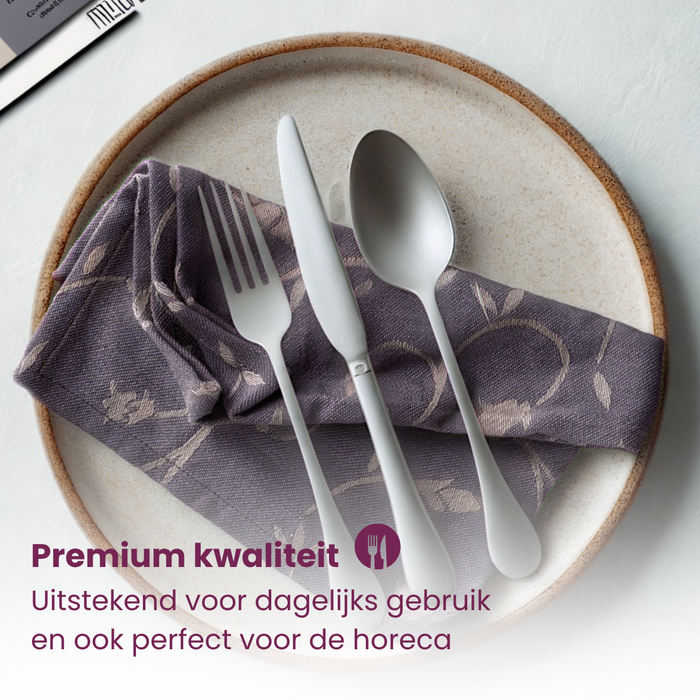 Sambonet Bestekset Bloom - Antique RVS - Monoblock - 24 delig | 6 personen