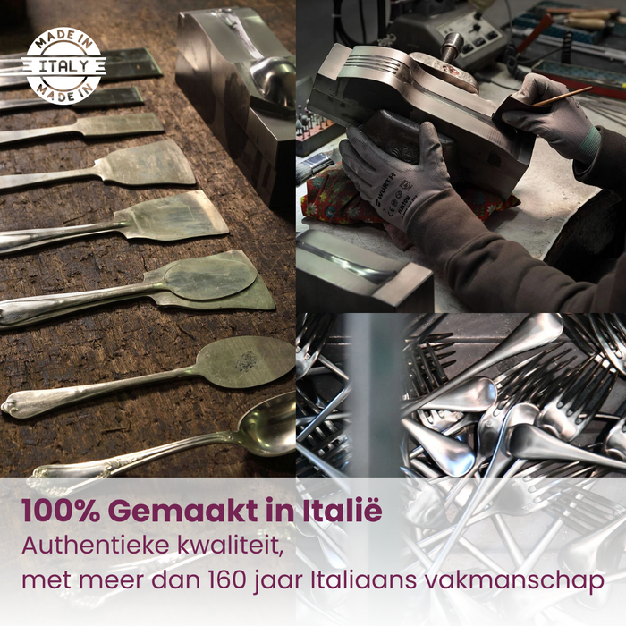 Sambonet Bestekset Bloom - Antique RVS - Monoblock - 24 delig | 6 personen