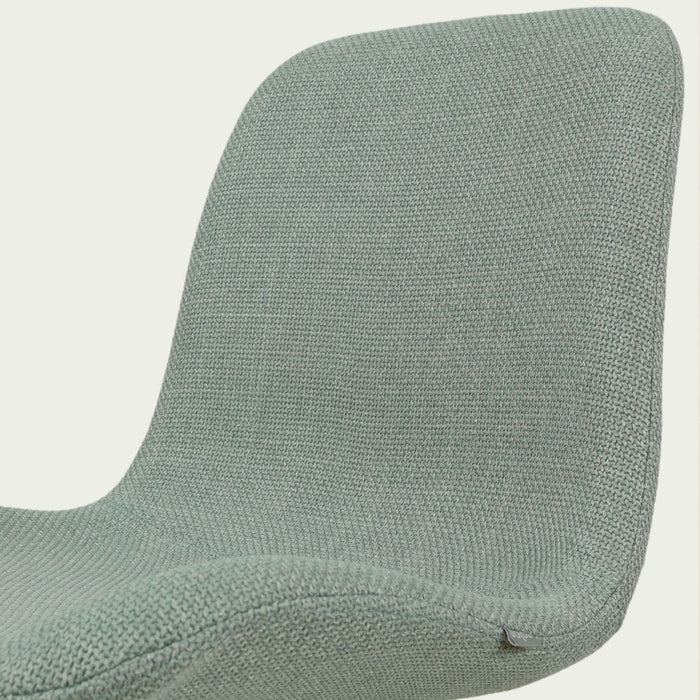 Nolon Nena-Fé eetkamerstoel saliegroen - houten onderstel