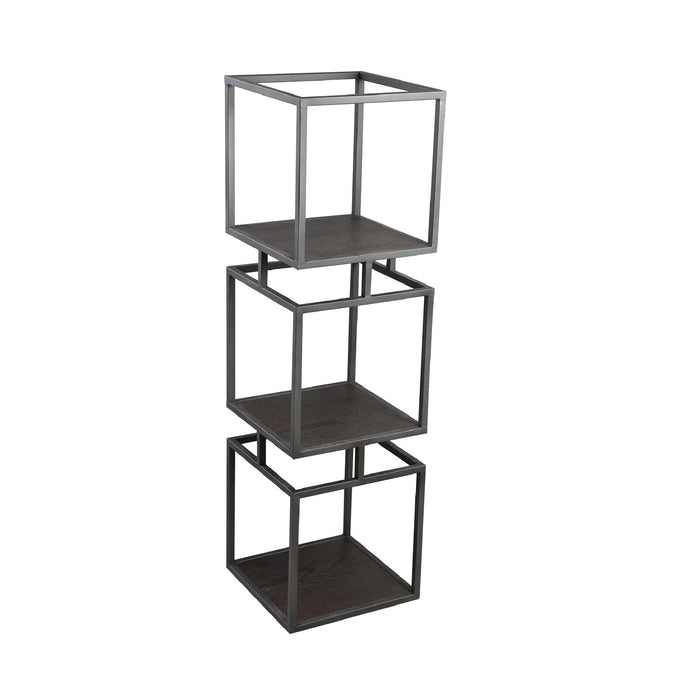 PTMD - Kast Nanci - Zwart - 33.5x33.5x115cm