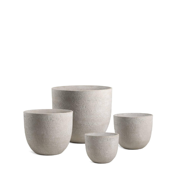 PTMD Jay-Lo Cream GRC Pot Bombey Set Of 4