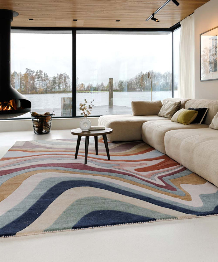 Nordic Weavers Modern vloerkleed - Skulptur Flow multi - 240x340 cm