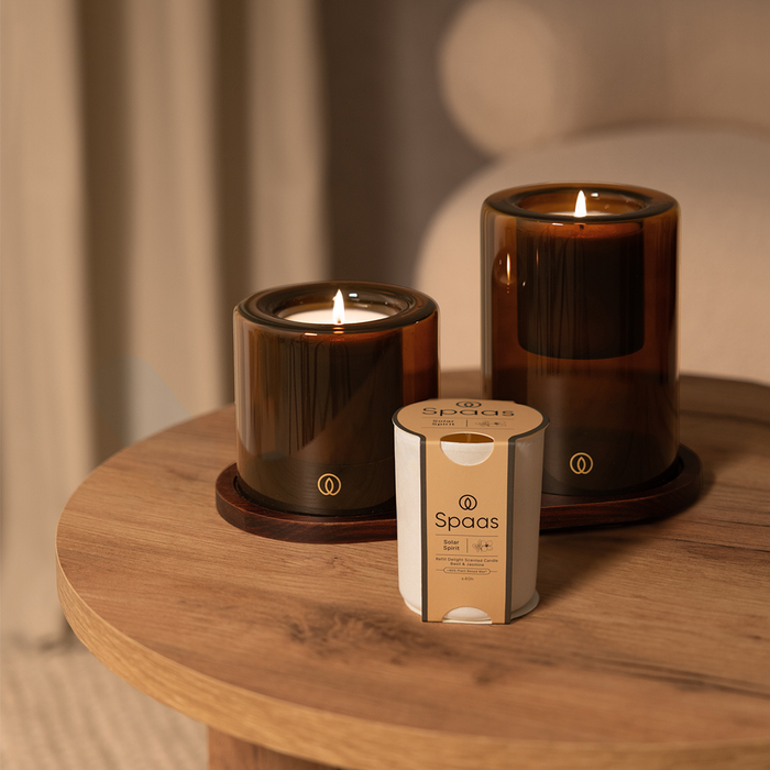Spaas Refill Delight Geurkaars - Solar Spirit - 40u - Set van 4