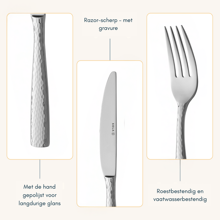 Sola Bestekset Aura 24 delig
