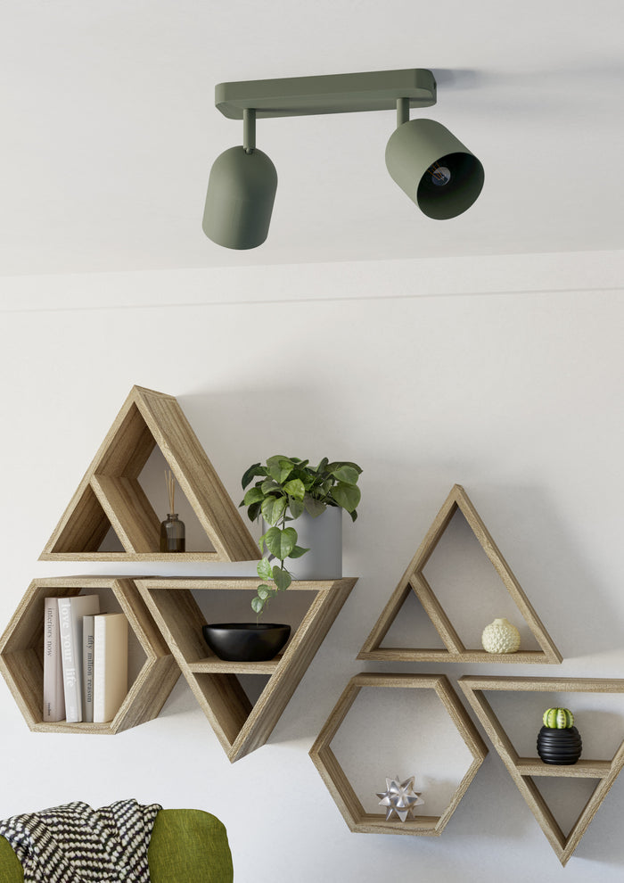 EGLO Tilston Spot - E14 - 28 cm - Groen - Kantelbaar