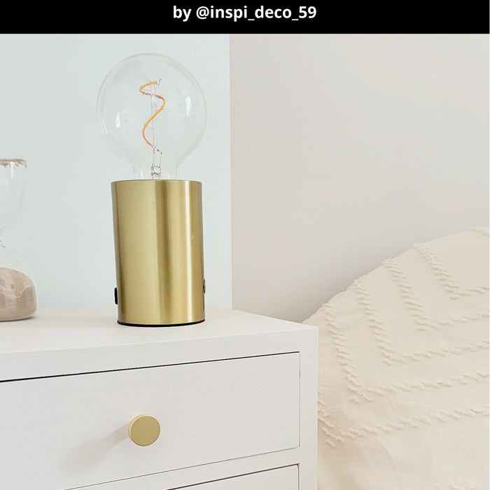 Lucide VIVO Tafellamp - Mat Goud | Messing