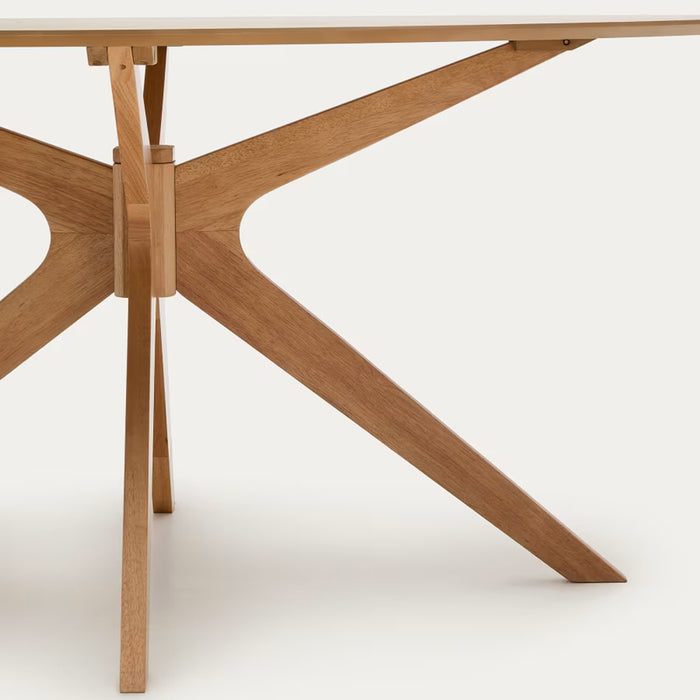 Kave Home Naanim Eettafel 180 x 110 cm - Eiken