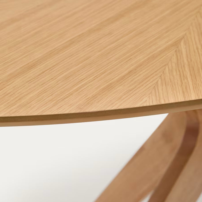 Kave Home Naanim Eettafel 180 x 110 cm - Eiken