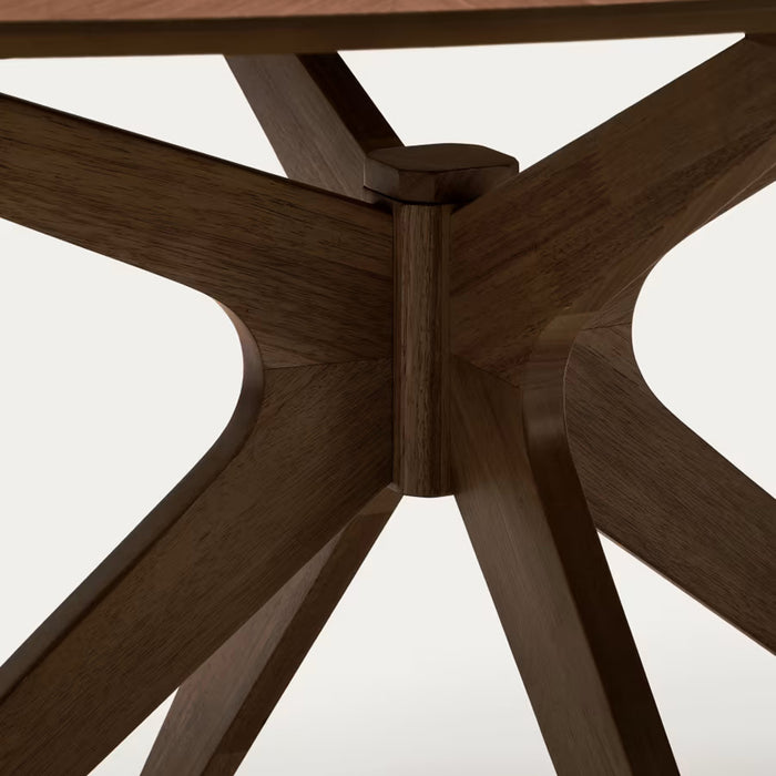 Kave Home Naanim Eettafel 180 x 110 cm - Walnoot