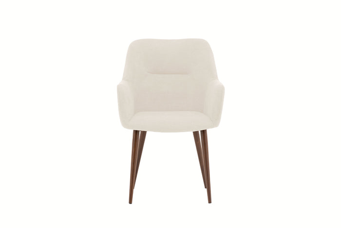 Fjôrd - Eetkamerstoel Beige Stof - Tomorrow - Set van 2