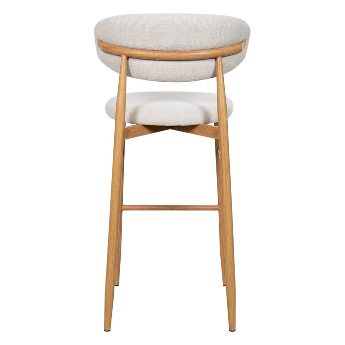 Giga Meubel - Barkruk Alexia Beige|Naturel - Set van 2