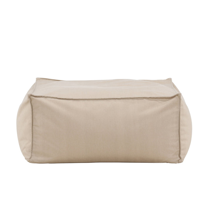 Fjôrd - Poef Beige Stof - 85x85x40cm - Rambo