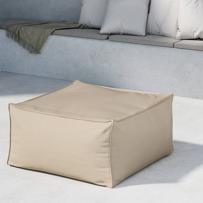 Fjôrd - Poef Beige Stof - 85x85x40cm - Rambo
