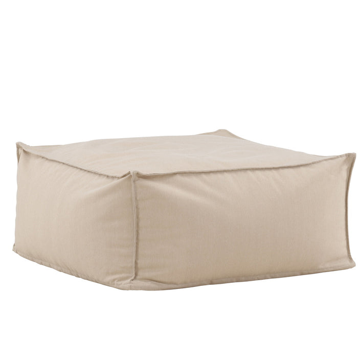 Fjôrd - Poef Beige Stof - 85x85x40cm - Rambo
