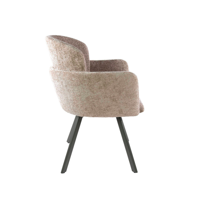 Hoyz Collection - Armstoel Embrace Draaibaar Verpakt Per 2 - Zand