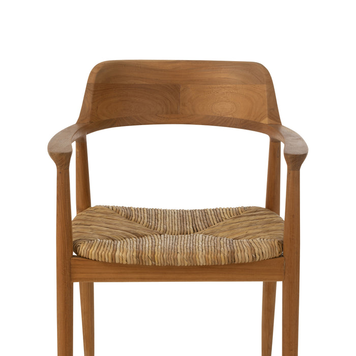 J-Line stoel Hiro - teak hout - naturel