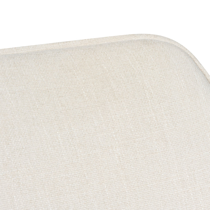 Eetkamerstoel Quito - Wit|Creme - - 60x84x62cm (BxHxD)