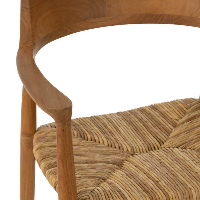 J-Line stoel Hiro - teak hout - naturel