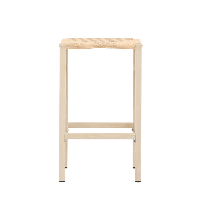 Fjôrd - Barstoel Beige Touw - Polly - Set van 2