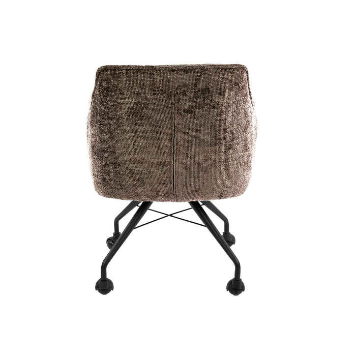 Hoyz Collection - Armstoel Raster Wieltjes Verpakt Per 2 - Hoven Taupe