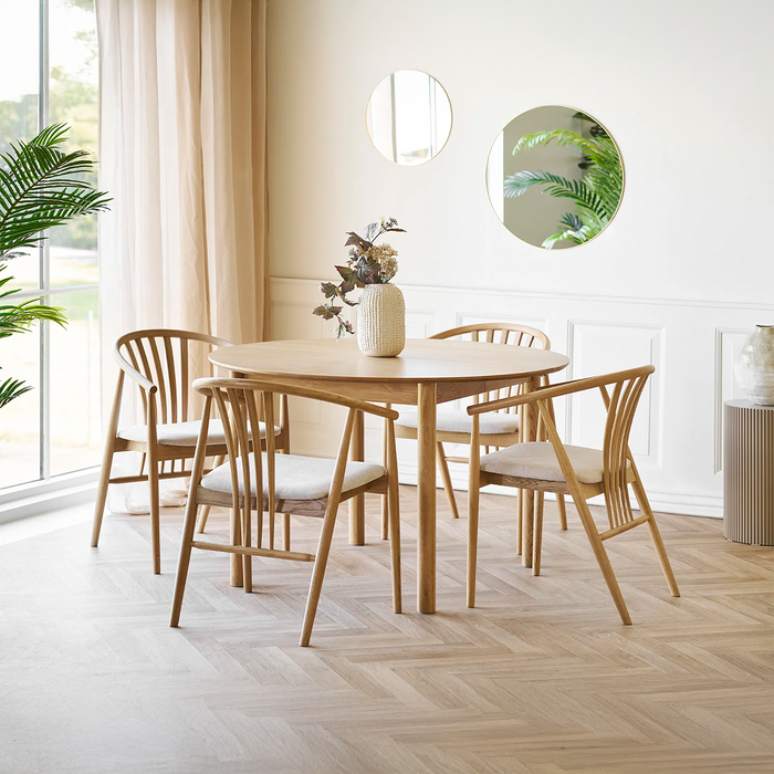 Artichok Loet Uitschuifbare Houten Eettafel - 120 - 220 x 75 cm