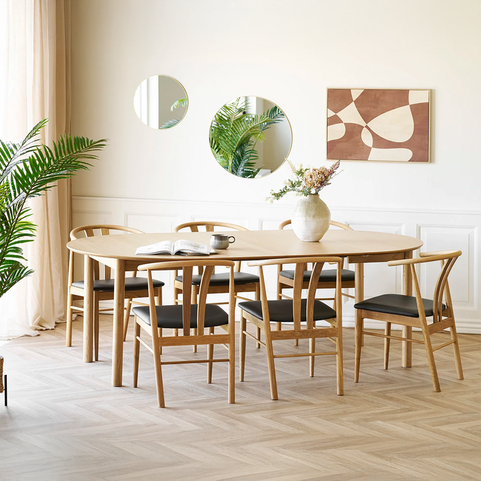 Artichok Loet Uitschuifbare Houten Eettafel - 120 - 220 x 75 cm