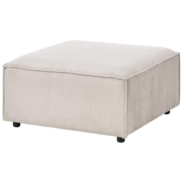 Beliani - ARDAL - Ottomaan - Taupe - Corduroy