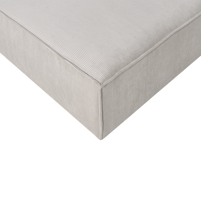 Beliani - ARDAL - Ottomaan - Taupe - Corduroy