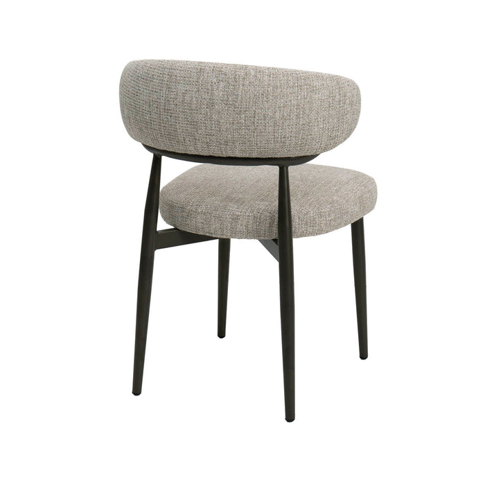 DÉJA Living - Eetkamerstoel Beige|Brons - Milan - Set van 2