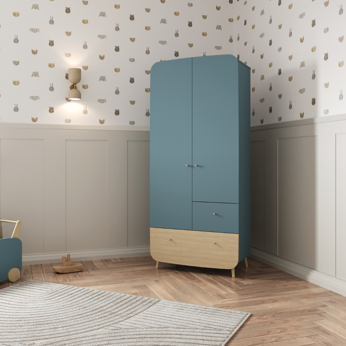 Calicosy - Kast met 2 deuren en 2 lades FIRMIANA - H203,9 cm