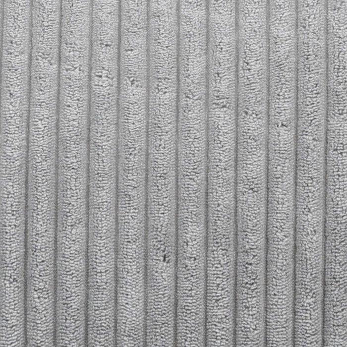 icon Kingston Zitzak met Poef - Ribfluweel - Grijs