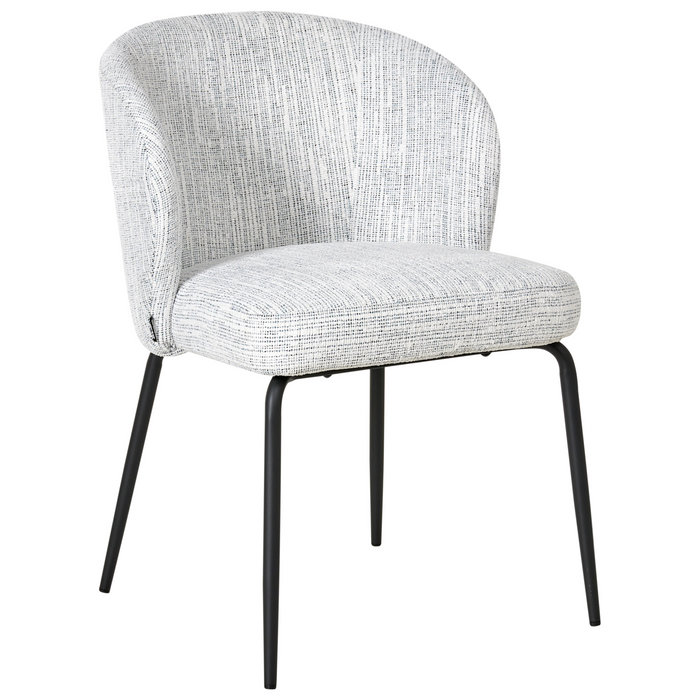 Beliani - ZANA - Eetkamerstoel set van 2 - Blauw - Polyester